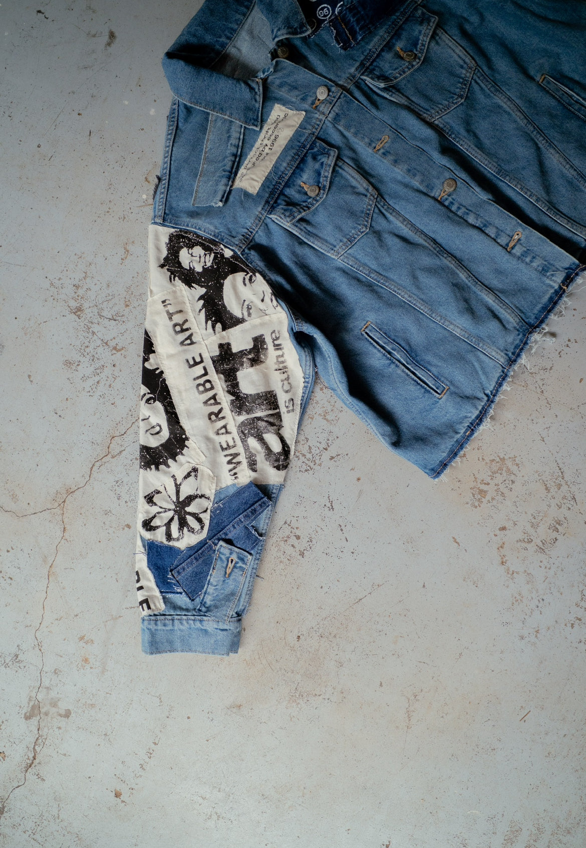 Custom Patchwork Denim Jacket