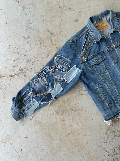 Custom Patchwork Denim Jacket