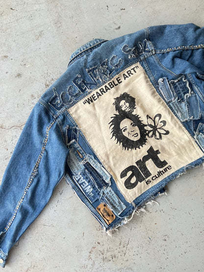 Custom Patchwork Denim Jacket