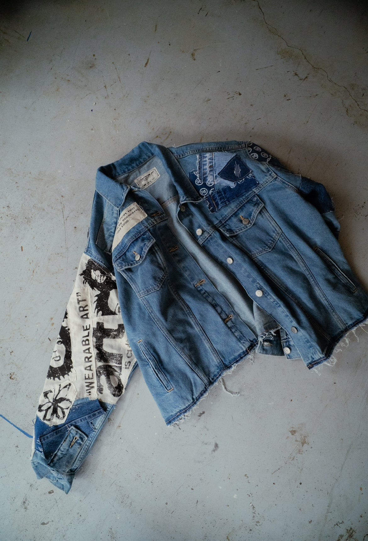 Custom Patchwork Denim Jacket