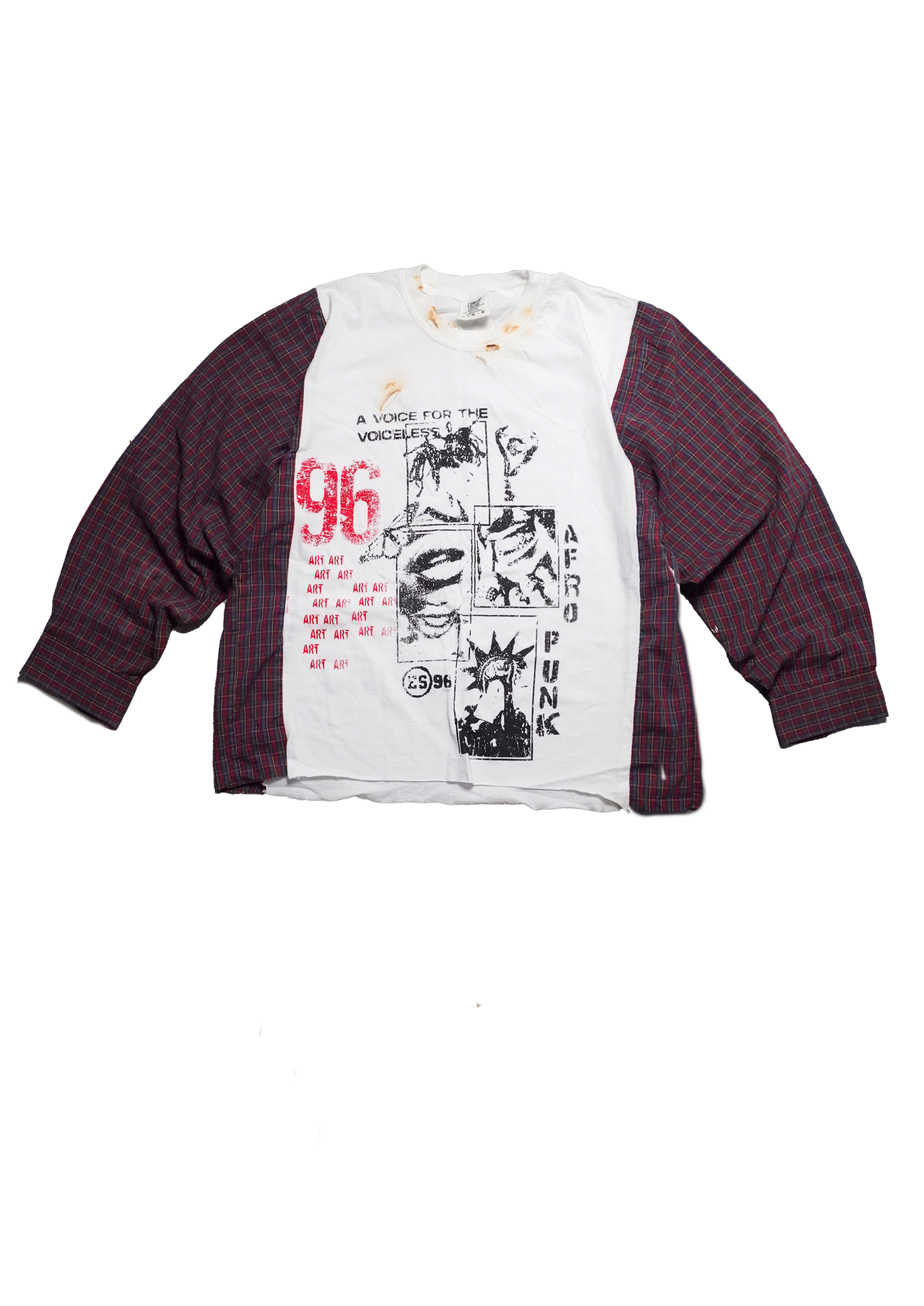 "Afro Punk" Flannel Tee