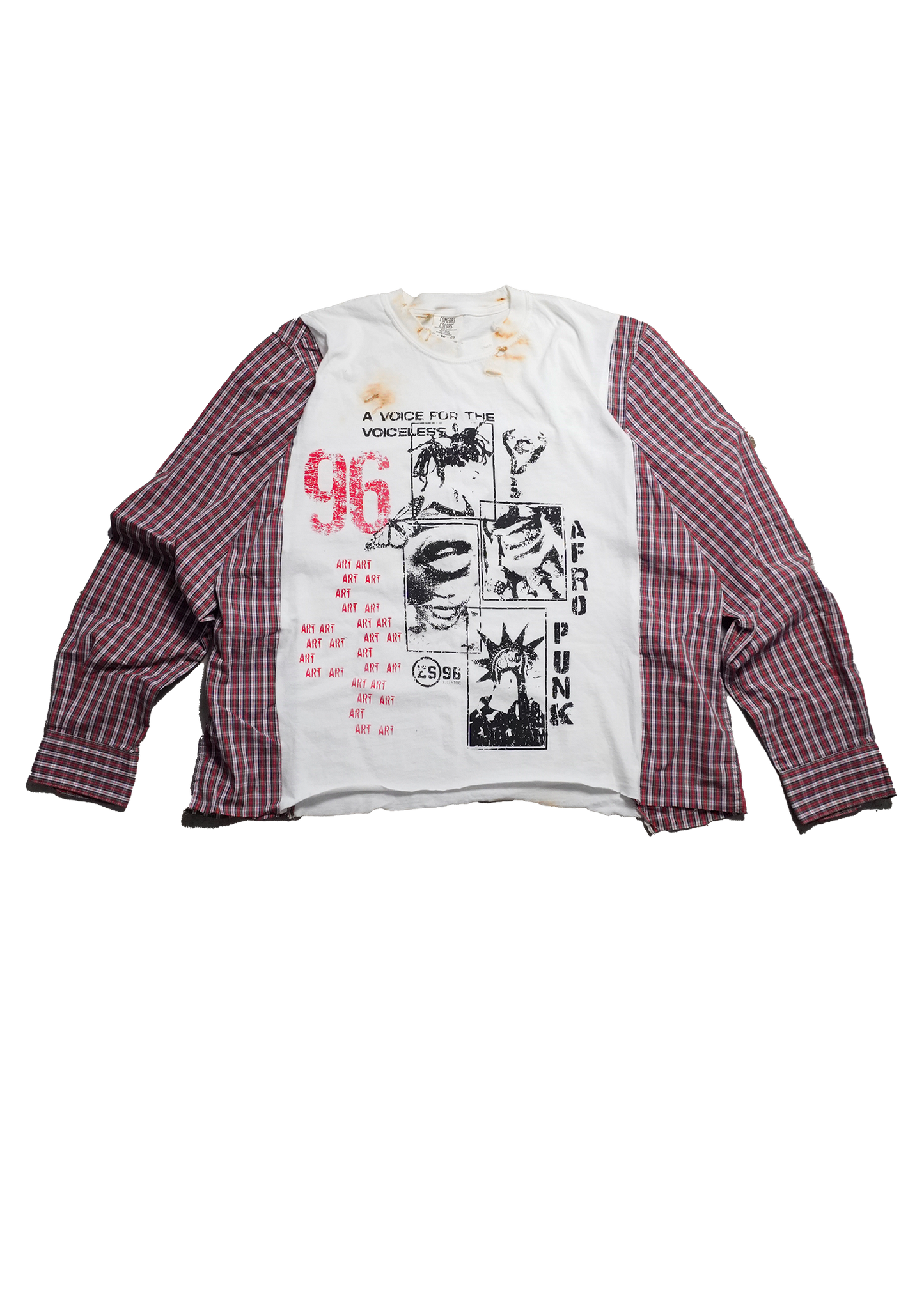 "Afro Punk" Flannel Tee