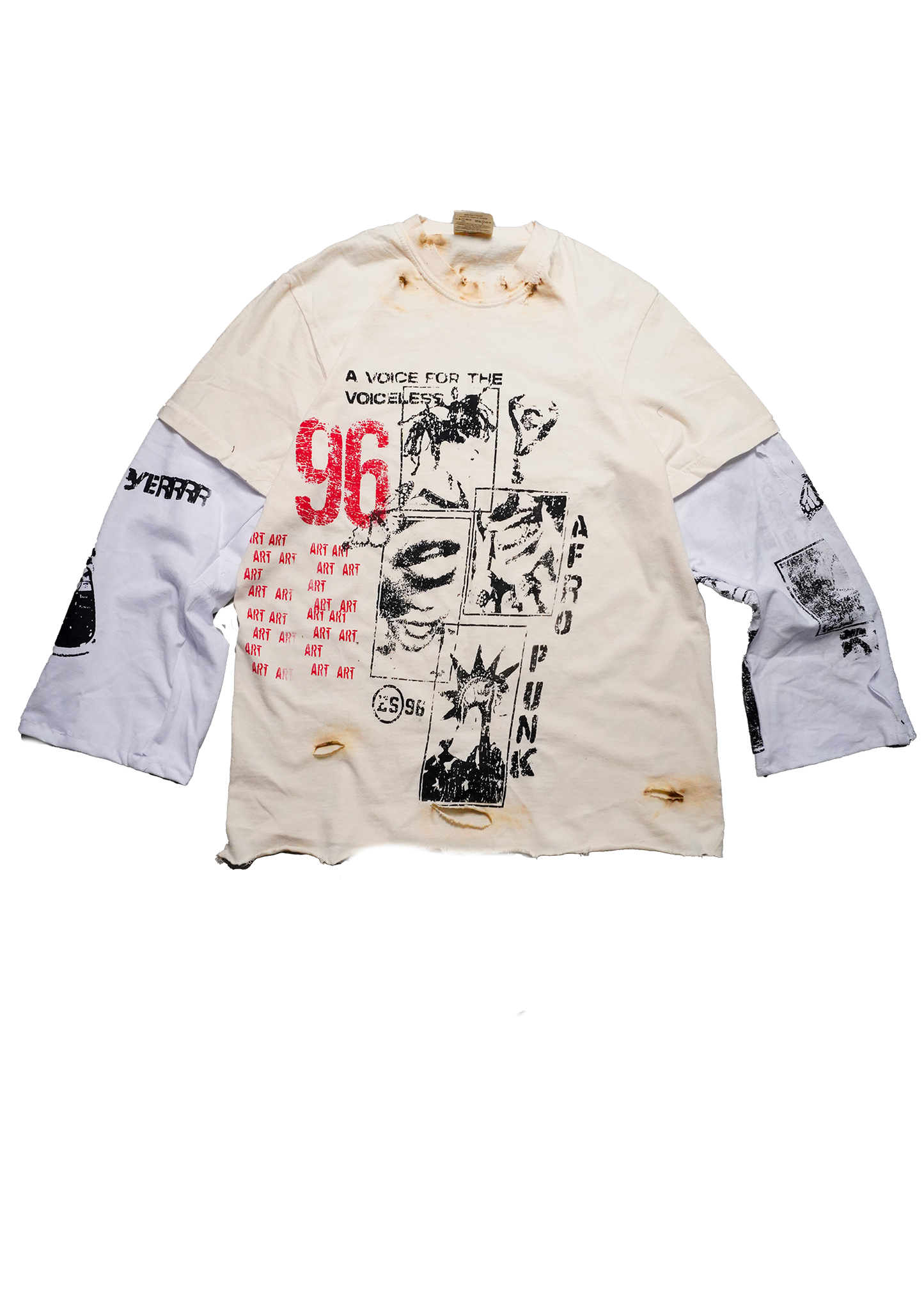 "Afro Punk" Flannel Tee