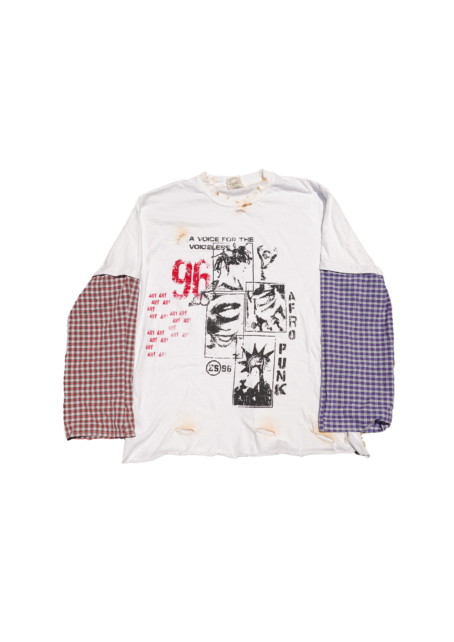 "Afro Punk" Flannel Tee