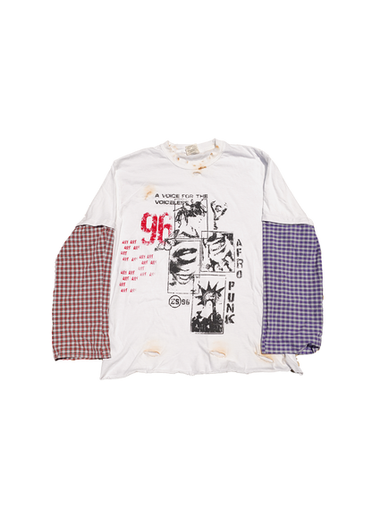 "Afro Punk" Flannel Tee