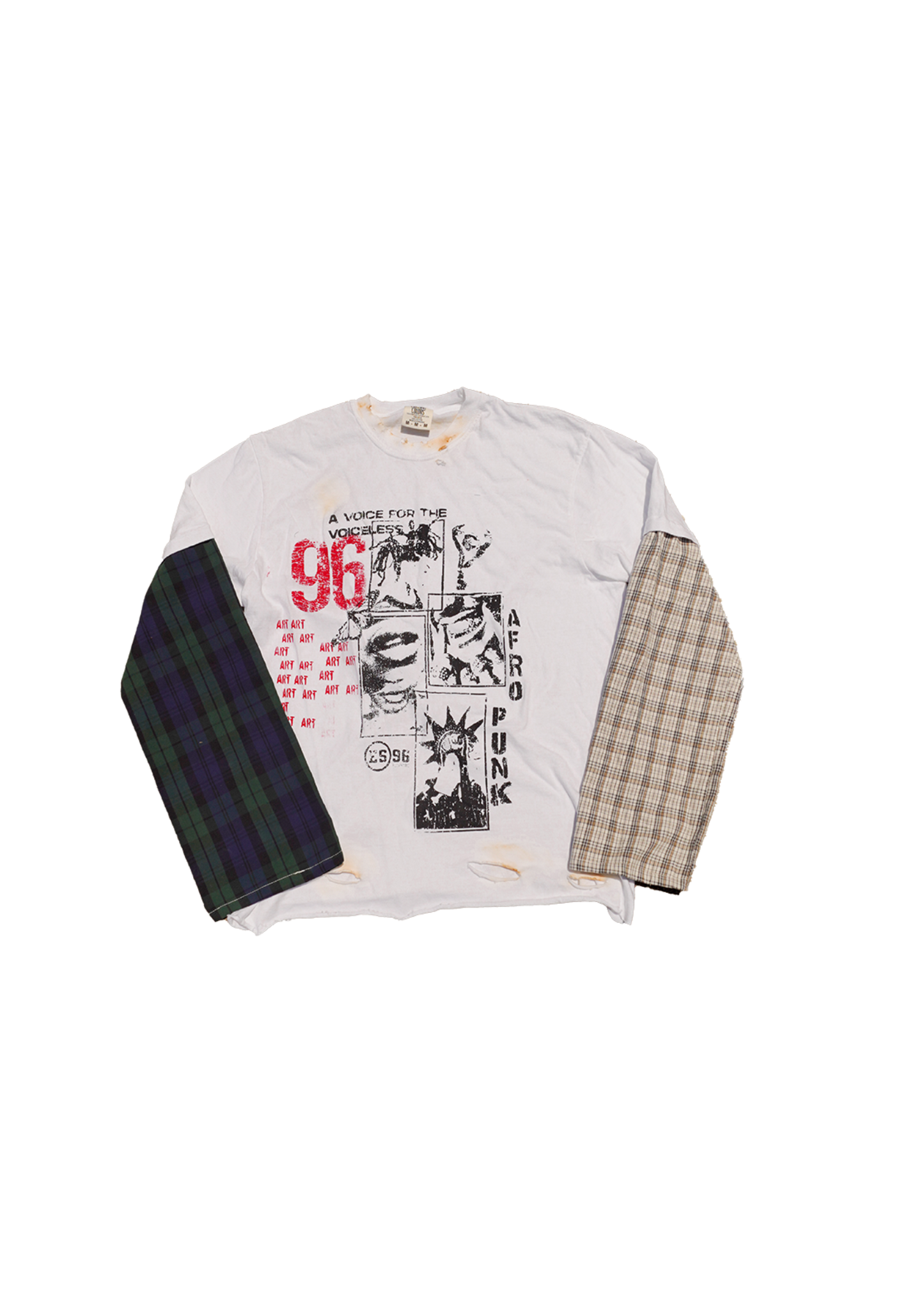 "Afro Punk" Flannel Tee